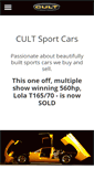 Mobile Screenshot of cultsportscars.com